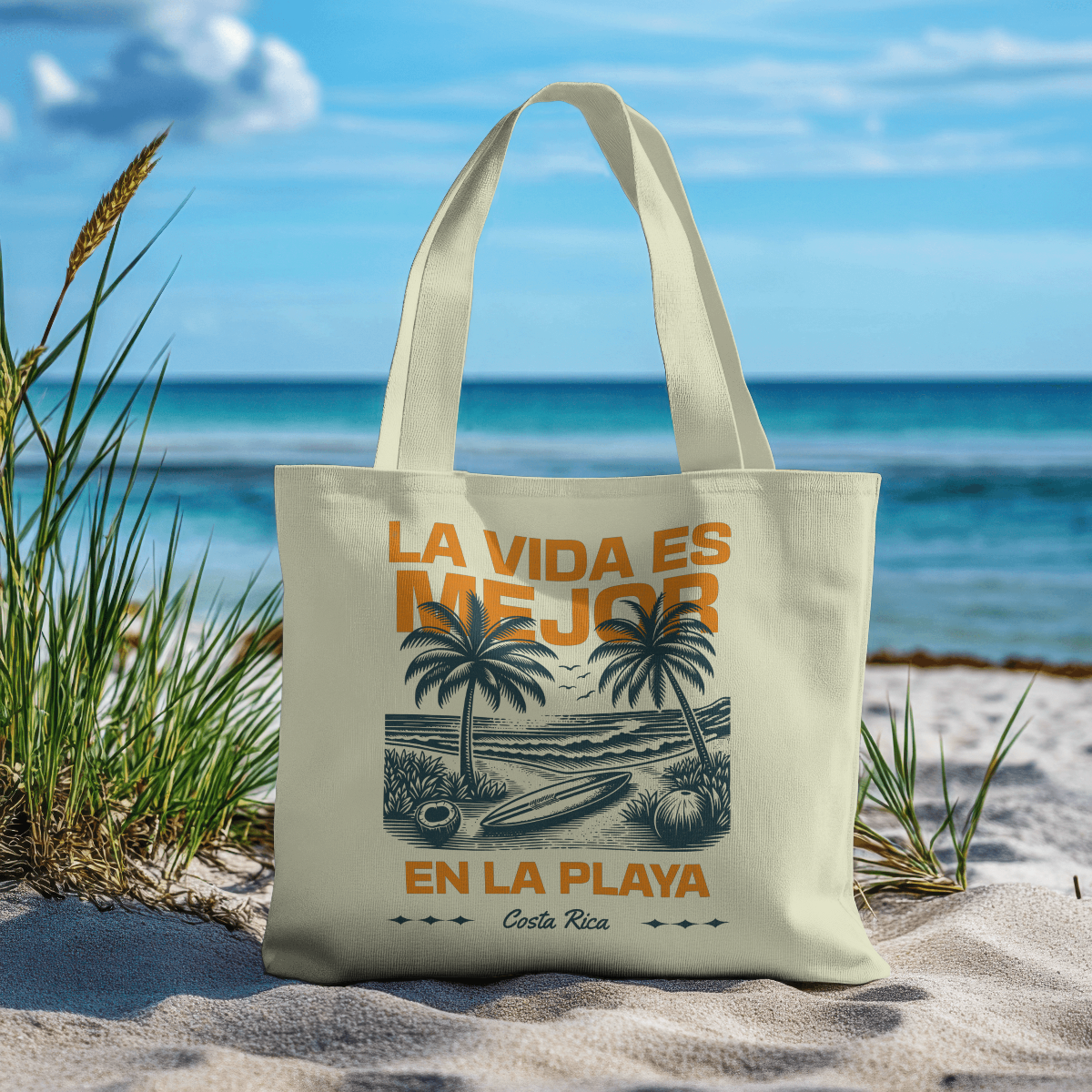 La Vida Es Mejor Tote Bag