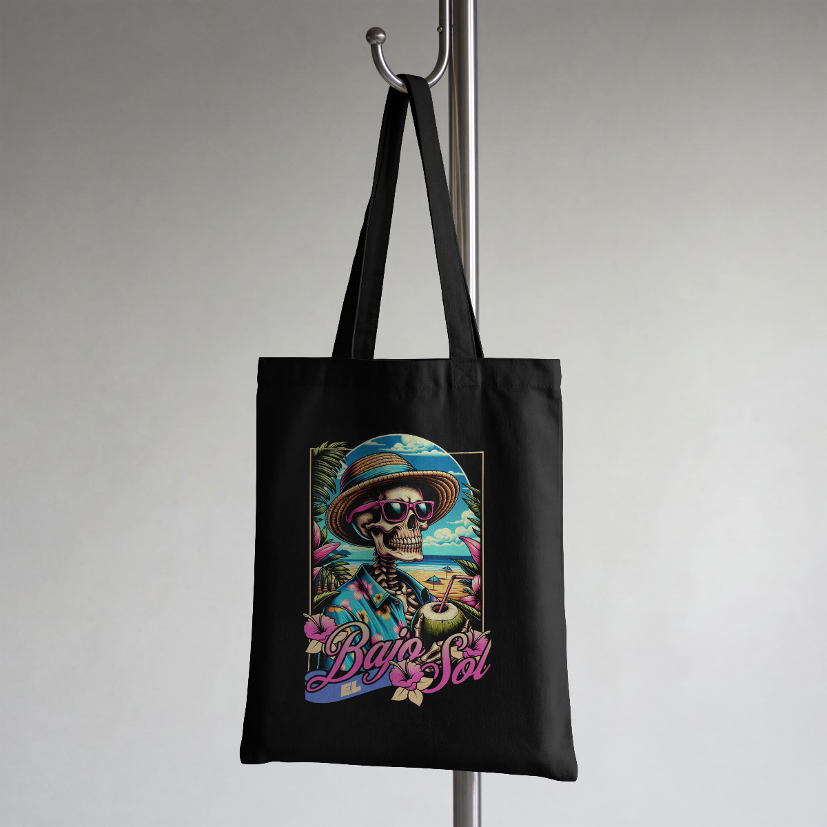 Bajo El Sol Skeleton Tote Bag