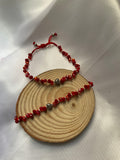 ❤️ Pulsera corazón Escarlata de cristales Rojos ❤️