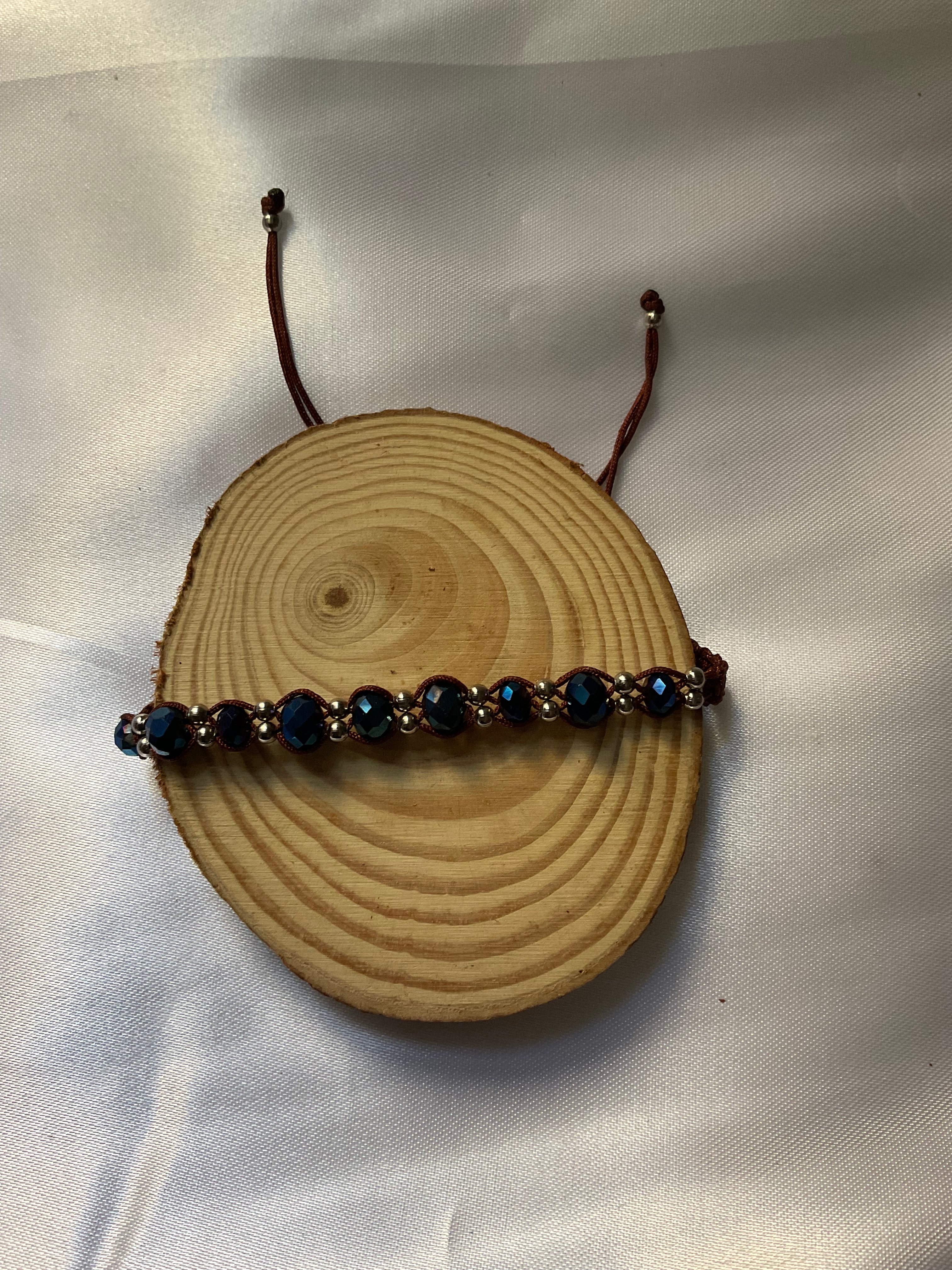 Pulsera Esencia Azul Cristalina